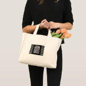 I Always Blew Up at My Work Tote Bag – 面白いグラフ ミニトートバッグ (正面(商品))