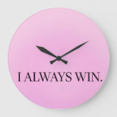 I always win clock ラージ壁時計 (正面)