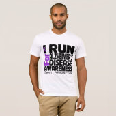 I Alzheimersの病気の認識度のために走られて Tシャツ (正面フル)