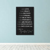 I AMキャンバス キャンバスプリント (インサイチュ (ウッドフロア))