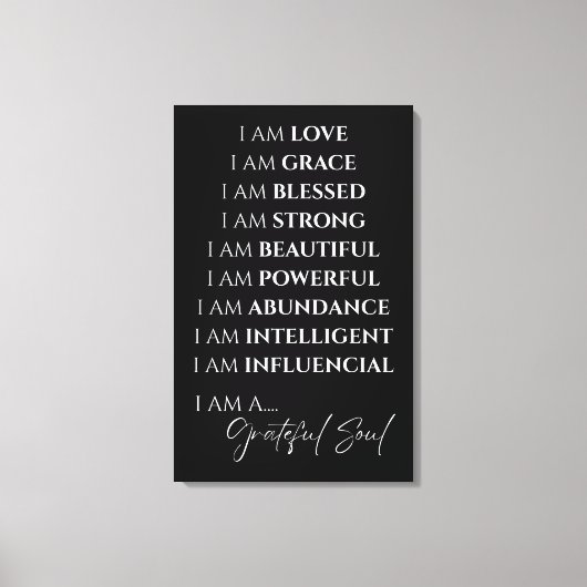 I AMキャンバス キャンバスプリント (正面)