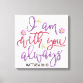 I Am – キャンバス（光沢） キャンバスプリント (正面)