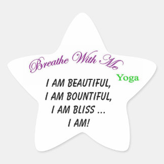 「I Am」スターステッカー 星シール