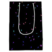 I AM – ブラック前向き・ブラウン・ガール肯定 ミディアムペーパーバッグ (裏面)