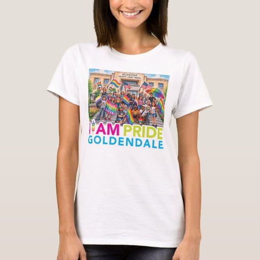 I AM プライド コミュニティ 女性用 Tシャツ (正面)
