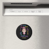 I AM – 女の子前向き肯定バレリーナ磁石 マグネット (インサイチュ (食洗機))