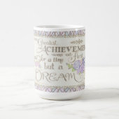 I AM -意欲を起こ達成素晴らしのMAG コーヒーマグカップ (中央)