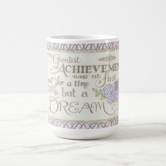 I AM -意欲を起こ達成素晴らしのMAG コーヒーマグカップ (中央)