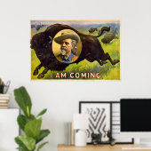 I Am -来 Buffalo Bill Cody -ヴィンテージ広告 ポスター (ホームオフィス)