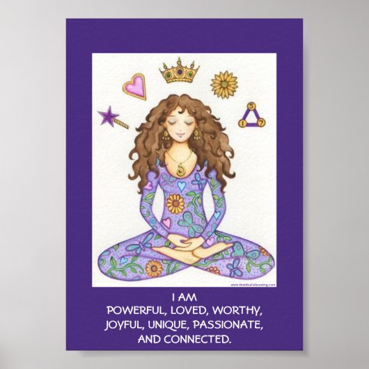 「I AM」確認5X7プリント ポスター (正面)