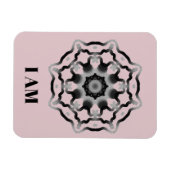 *~* "I AM"紫色ブラックグレーマンダラクラウンチャクラ マグネット (横)