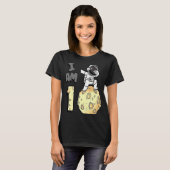 I am 1 Space Astronaut Kid Moon Walker 1st Birthda Tシャツ (正面フル)