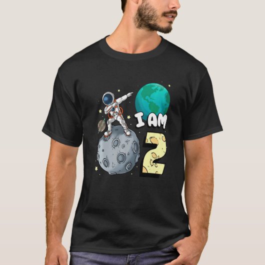 I Am 2宇宙キッド・ムーン・ウォーカー2nd Birthda Tシャツ (正面)