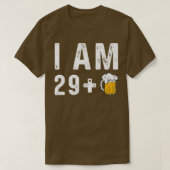 I am 29 + 1 Craft Beer Microbrew Hops Funny Gift D Tシャツ (デザイン正面)