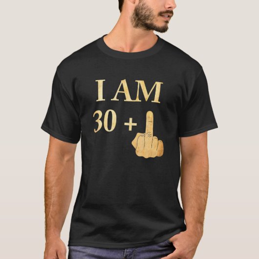 I Am 30 Plus 1 31おもしろい誕生日1989 1990 Tシャツ (正面)