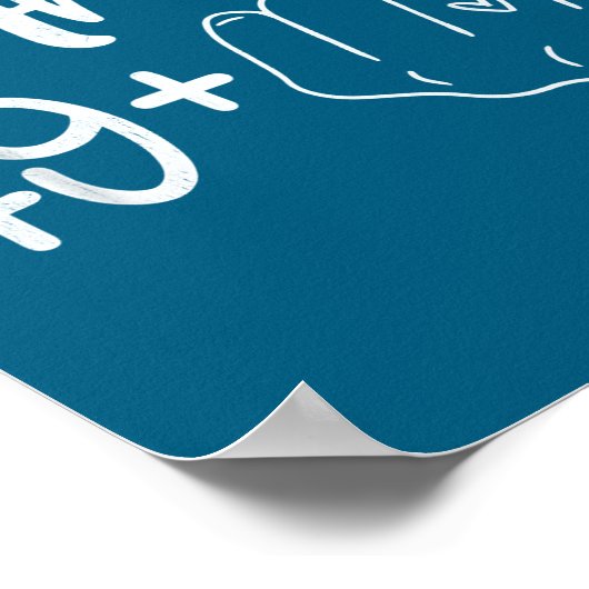 I Am 49 Plus 1 Middle Finger Funny 50th Birthday W ポスター (角)