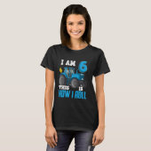 I Am 6 Is I6th転が誕生日6年 Tシャツ (正面フル)