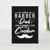 I Am A Barber Dad Barber Beard カード (正面)