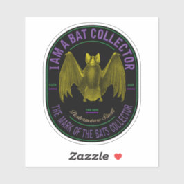 I am a bat collector シール