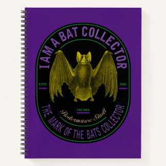 I am a bat collector ノートブック