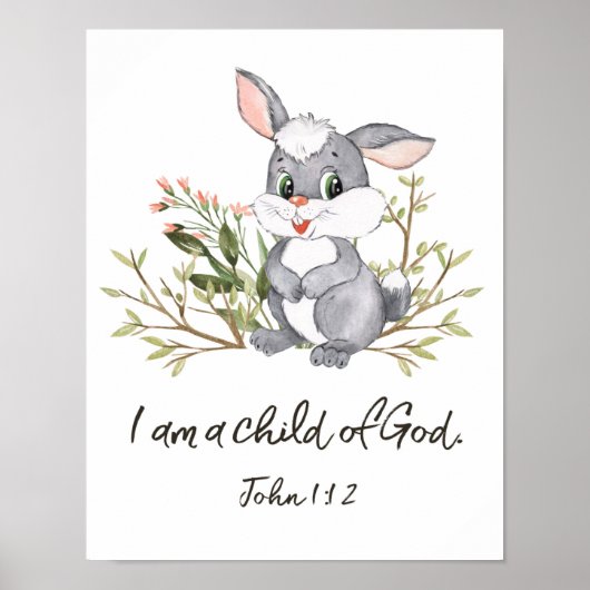 I Am A Child Of God, Kids Bible Verse, Scripture   ポスター (正面)