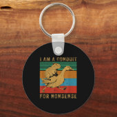 I Am A Conduit For Nonsense Capybara Goose キーホルダー (正面)