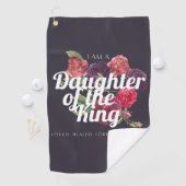 "I am a Daughter of the King" Golf Towel ゴルフタオル (インサイチュ)