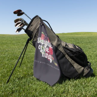 "I am a Daughter of the King" Golf Towel ゴルフタオル