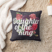"I am a Daughter of the King" Pillow クッション (ブランケット)