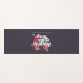 "I am a Daughter of the King" Yoga Mat ヨガマット (正面(横))