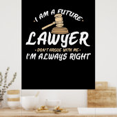 I Am A Future Lawyer ポスター (キッチン)