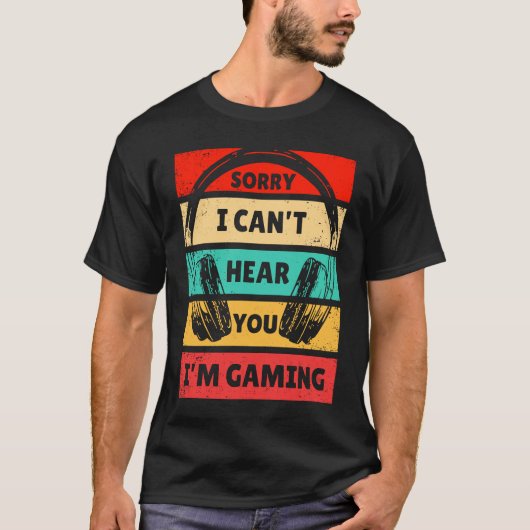 I am a Gamer  Cool Gamer Tシャツ (正面)