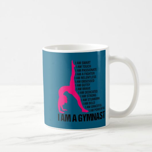 I Am A Gymnast  コーヒーマグカップ (右)
