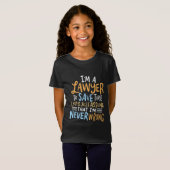 I Am A Lawyer To Save Your Time Tシャツ (正面フル)