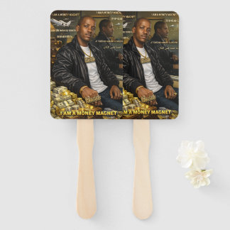 I AM A MONEY MAGNET HAND FAN ハンドファン