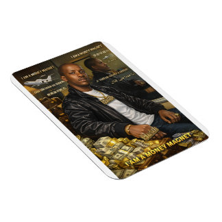 I AM A MONEY MAGNET MAGNETIC CARD マグネット