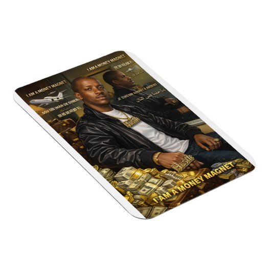 I AM A MONEY MAGNET MAGNETIC CARD マグネット (右側)
