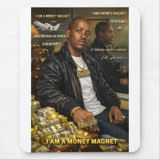 I AM A MONEY MAGNET MOUSE PAD マウスパッド