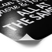 I Am a Multitasker Funny Work Life Humor フォトプリント (角)