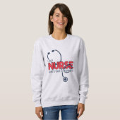 I am a Nurse スウェットシャツ (正面フル)