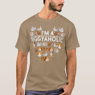 I am a Piggyaholic, Guinea Pig Cute Piggy Pigs Pet Tシャツ