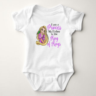 I am a princess Rapunzel baby onsie shirt ベビーボディスーツ