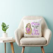 I am a princess Rapunzel throw pillow クッション (椅子)
