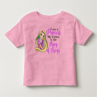 I am a princess Rapunzel throw pillow トドラーTシャツ