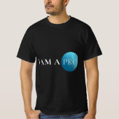 I AM A PRO | エンパワーメントミニマリスト Tシャツ (正面)