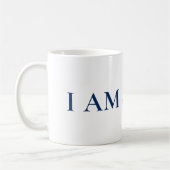 I AM A PRO | Bold Minimalist Blue Circle Mug コーヒーマグカップ (左)