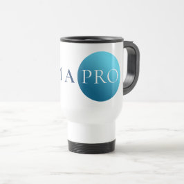 I AM A PRO | Bold Minimalist Blue Circle Mug トラベルマグ