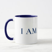 I AM A PRO | Bold Minimalist Blue Circle Mug マグカップ (左)
