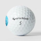  I AM A PRO - Custom Blue Golf Ball ゴルフボール (ロゴ)