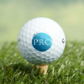  I AM A PRO - Custom Blue Golf Ball ゴルフボール (インサイチュ 木)